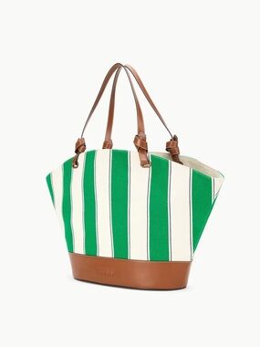 STAUD SQUILLO TOTE BAG | BUNGALOW STRIPE